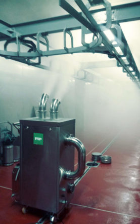 Fog in place Fog in place