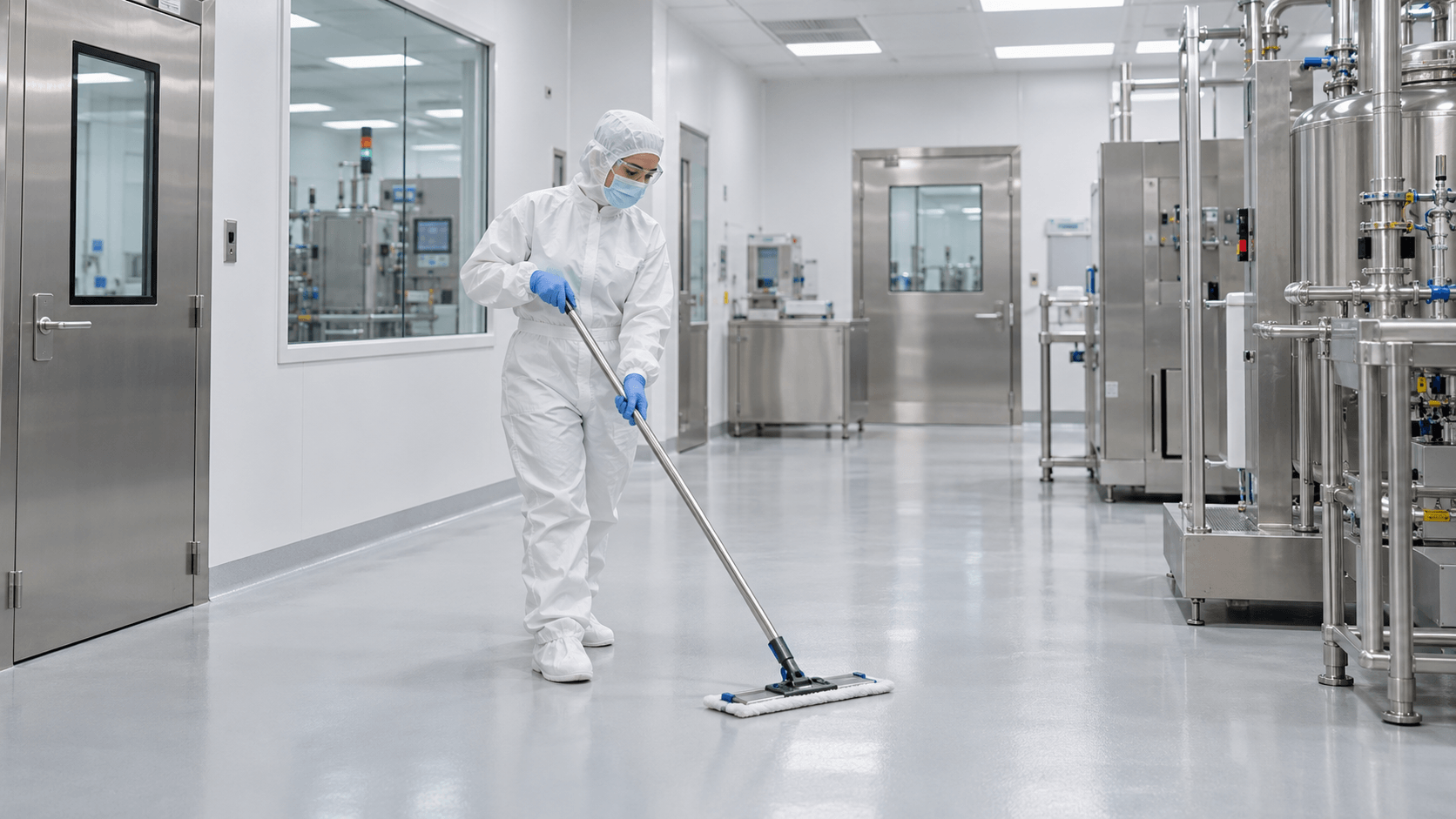 Limpieza de salas blancas para la industria farmacéutica